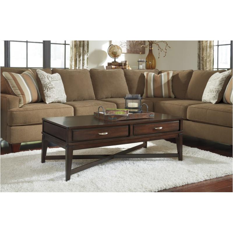 T801 1 Ashley Furniture Dinelli Dark Brown Rectangular Cocktail Table T801 1 Ashley Furniture Dinelli Dark Brown Rectangular Cocktail Table