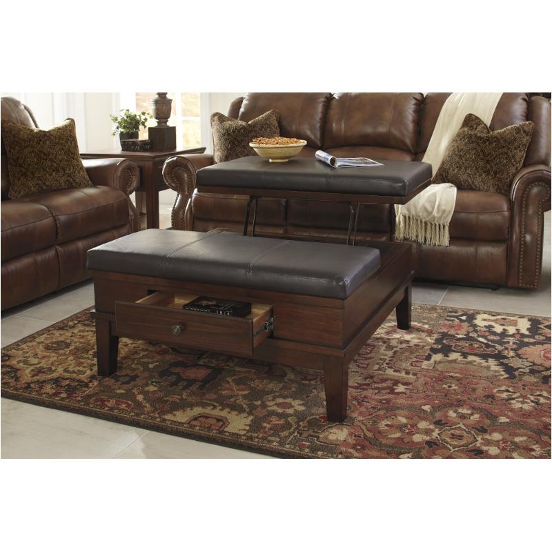 T845 21 Ashley Furniture Ottoman Tail Table T845 21 Ashley Furniture Y Um Brown Living Room Tail Table