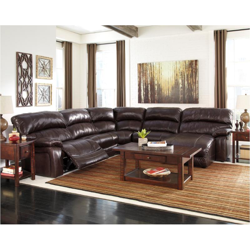 U9820019 Ashley Furniture Zero Wall Armless Recliner U9820019 Ashley Furniture Damacio Dark Brown Living Room Sectional
