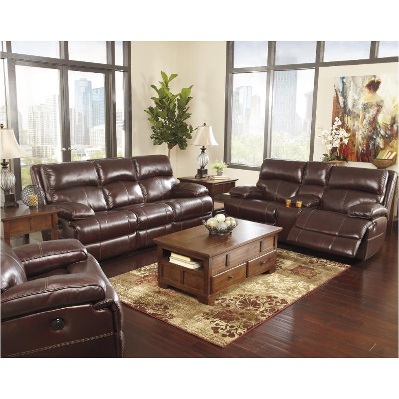 U9900087 Ashley Furniture Lensar Burgundy Reclining Sofa U9900087 Ashley Furniture Lensar Burgundy Living Room Sofa