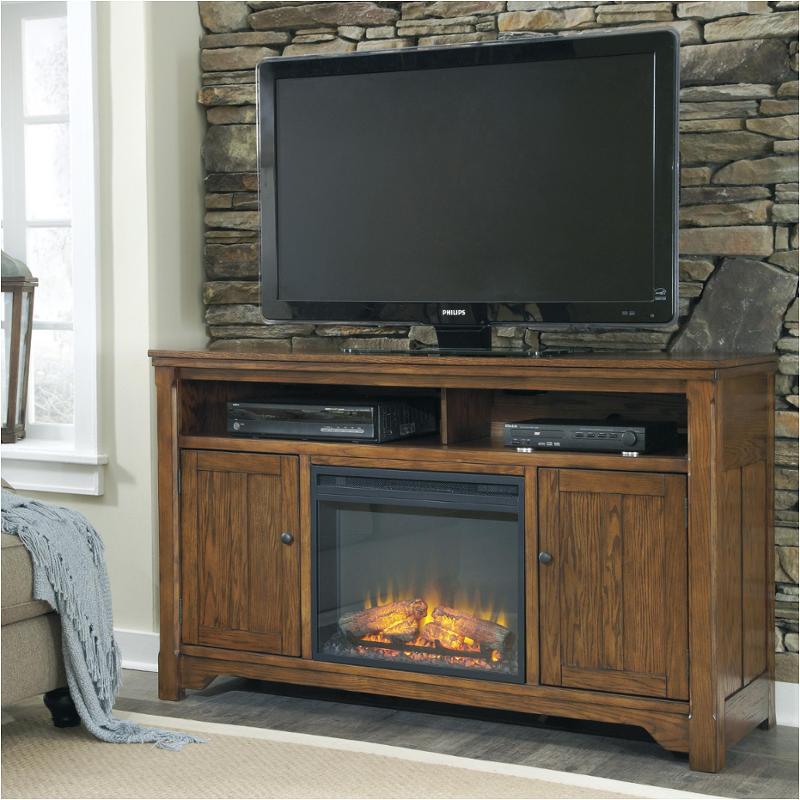 W699 68 Ashley Furniture Large Tv Stand With Fireplace Option