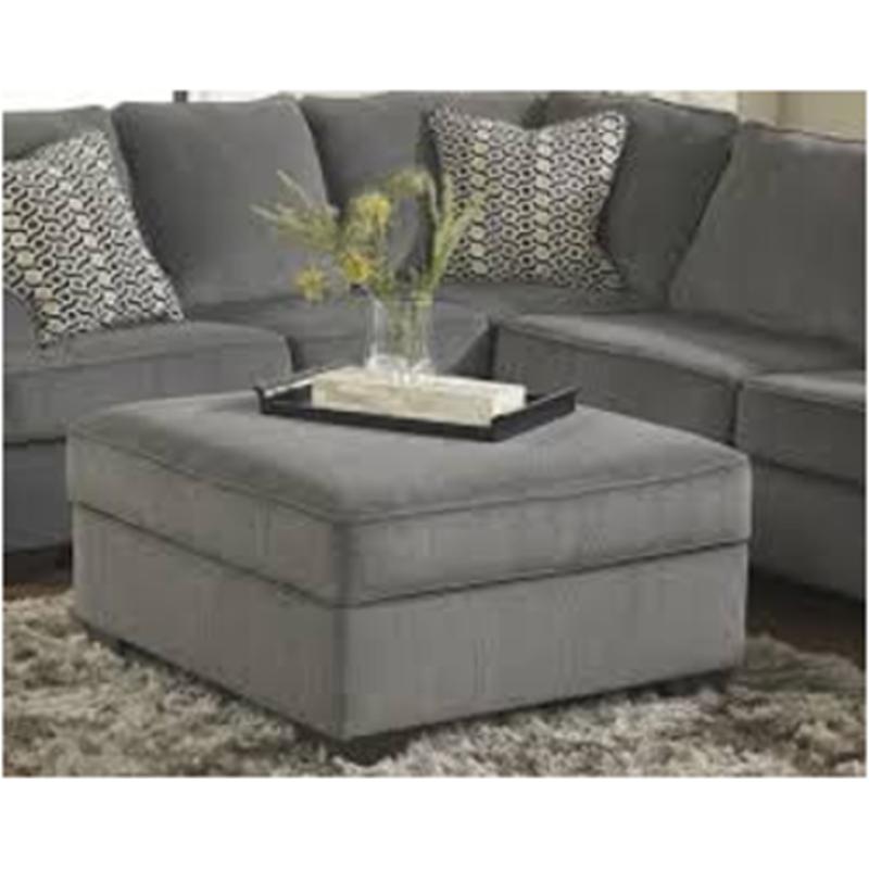 1270011 Ashley Furniture Loric Smoke Ottoman With Storage 1270011 Ashley Furniture Loric Smoke Living Room Ottoman