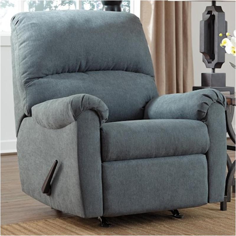 2710125 Ashley Furniture Zeth Denim Living Room Rocker Recliner