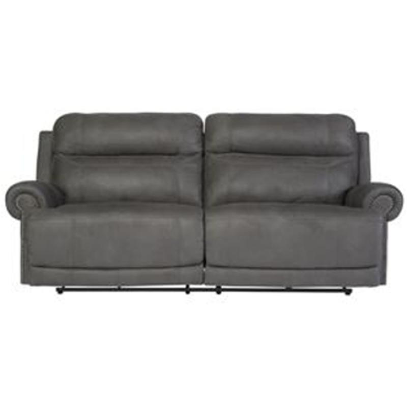 3840181 Ashley Furniture Austere Gray 2 Seat Reclining Sofa