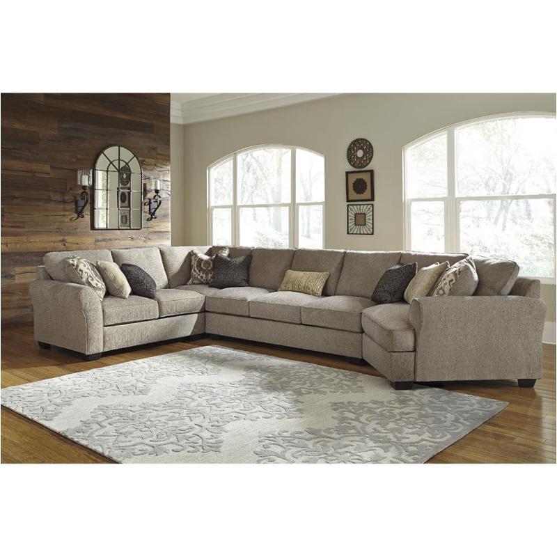 3910299 Ashley Furniture Pantomine Driftwood Armless Sofa