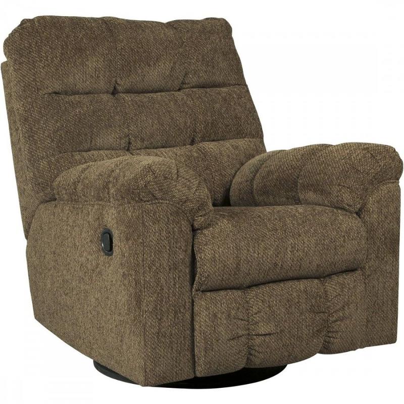 4820028 Ashley Furniture Antwan Truffle Swivel Rocker Recliner