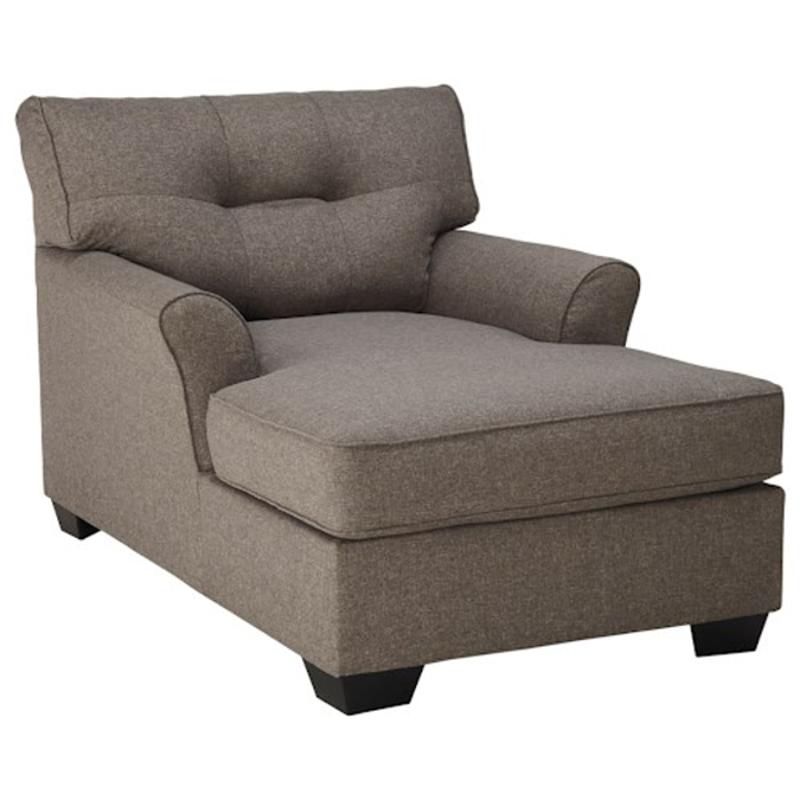 9910115 ashley furniture tibbee - slate chaise