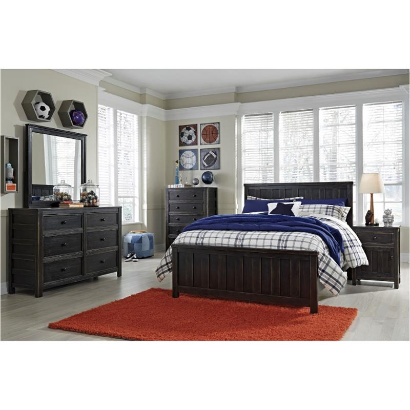 B521 87 Ashley Furniture Jaysom Black Full Panel Bed