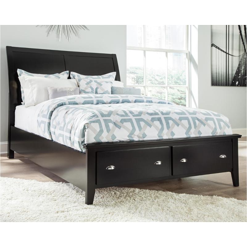 B591 57 St Ashley Furniture Queen Sleigh Bed With Storage