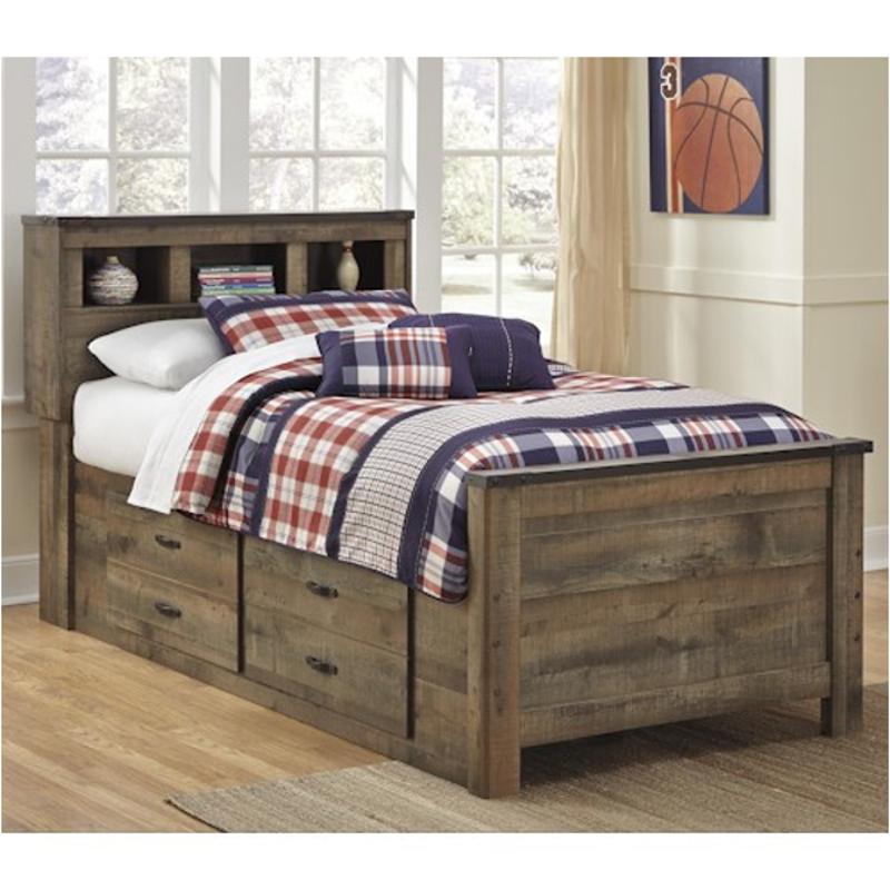 B446 63 Ashley Furniture Trinell Brown Twin Bookcase Bed B446 63 Ashley Furniture Trinell Brown Kids Room Bed