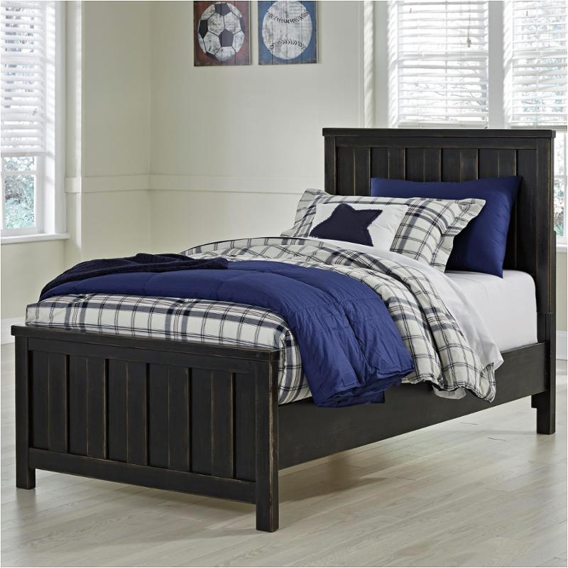 B521 53 Ashley Furniture Jaysom Black Kids Room Twin Panel Bed