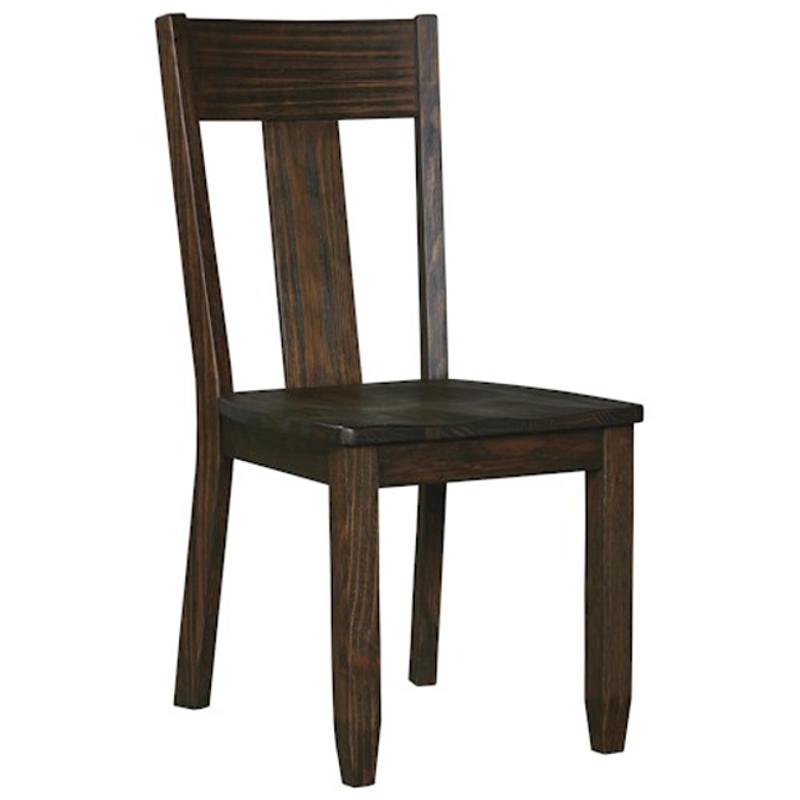 D658 01 Ashley Furniture Dining Room Side Chair D658 01 Ashley Furniture Trudell Dark Brown Dining Room Dinette Chair