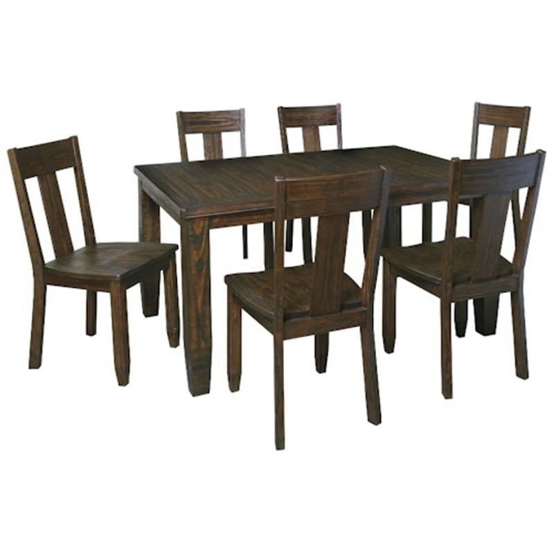 D658 35 Ashley Furniture Rectangular Dining Room Extension Table D658 35 Ashley Furniture Trudell Dark Brown Dining Room Table