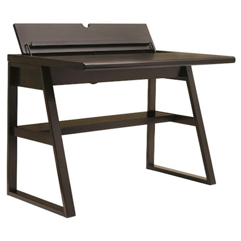 H582 10 Ashley Furniture Chanella Dark Brown Home Office Desk