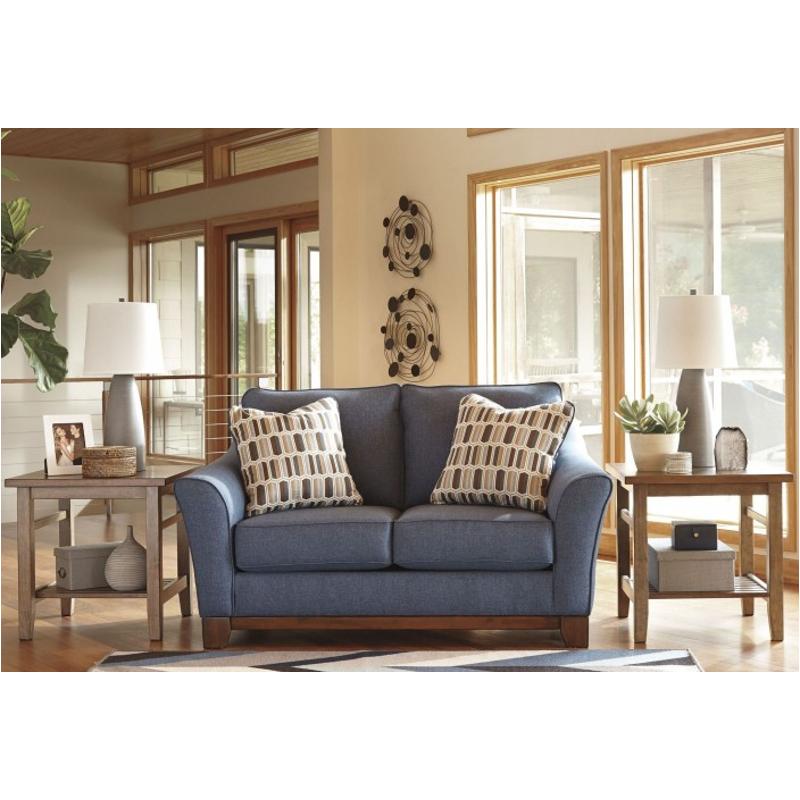 4380735 Ashley Furniture Janley Denim Loveseat