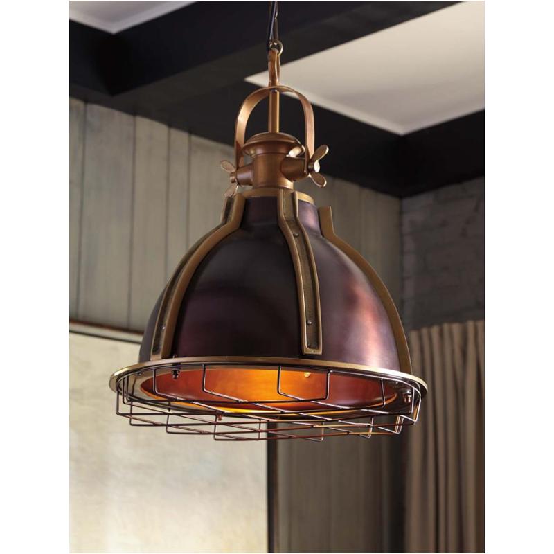 L000168 Ashley Furniture Accent Lighting Metal Pendant Light