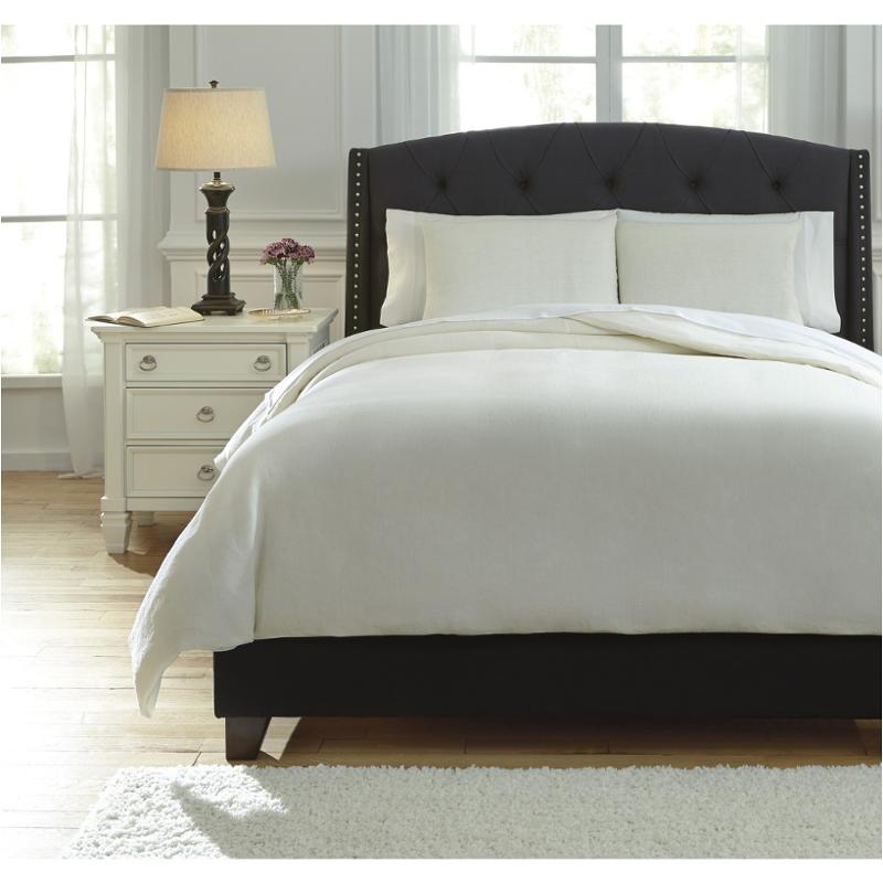 Q734013q Ashley Furniture Bergden Ivory Queen Duvet Cover Set