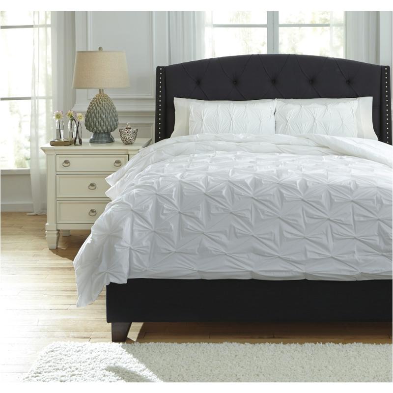 Q756013k Ashley Furniture Rimy White Bedding King Comforter Set