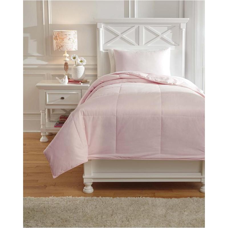 Q759071t Ashley Furniture Twin Comforter Set Q759071t Ashley Furniture Plainfield Soft Pink Bedding Comforter