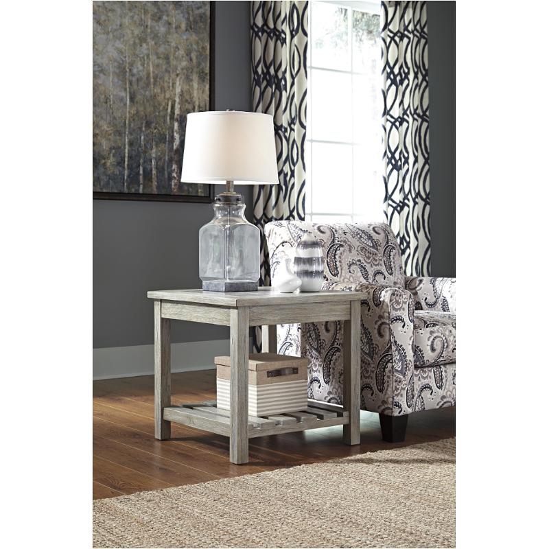 T748 2 Ashley Furniture Veldar Whitewash Square End Table T748 2 Ashley Furniture Veldar Whitewash Living Room End Table