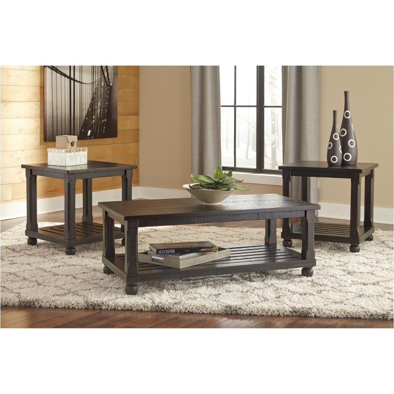T145 13 Ashley Furniture Mallacar Black Occasional Table Set T145 13 Ashley Furniture Mallacar Black Living Room Occasional Table Set