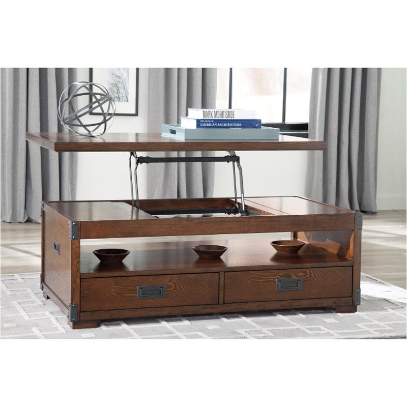 T899 9 Ashley Furniture Lift Top Tail Table T899 9 Ashley Furniture Jakeley Um Brown Lift Top Tail Table