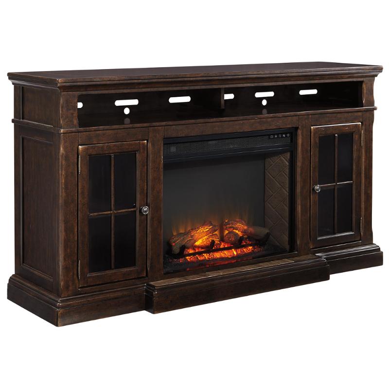 W701-88 Ashley Furniture Xl Tv Stand With Fireplace Option