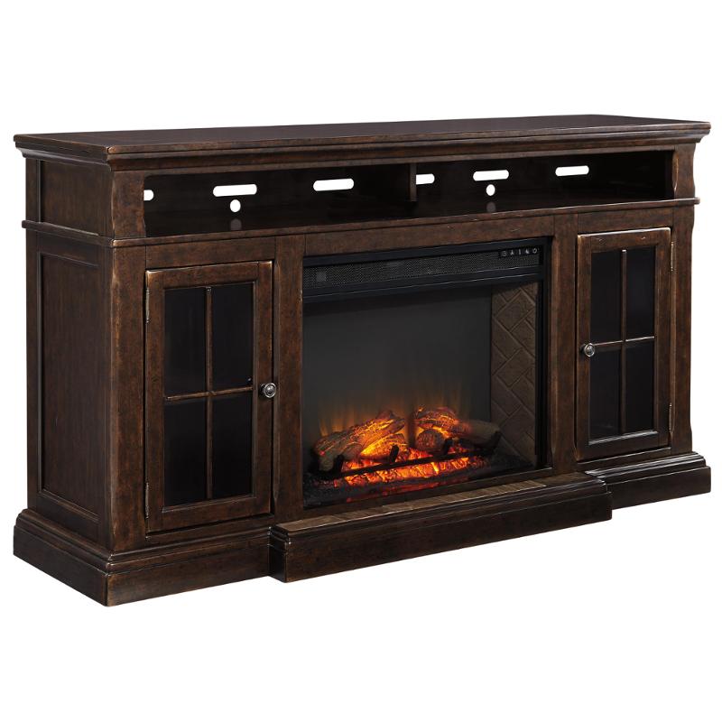 w701-88 ashley furniture xl tv stand with fireplace option