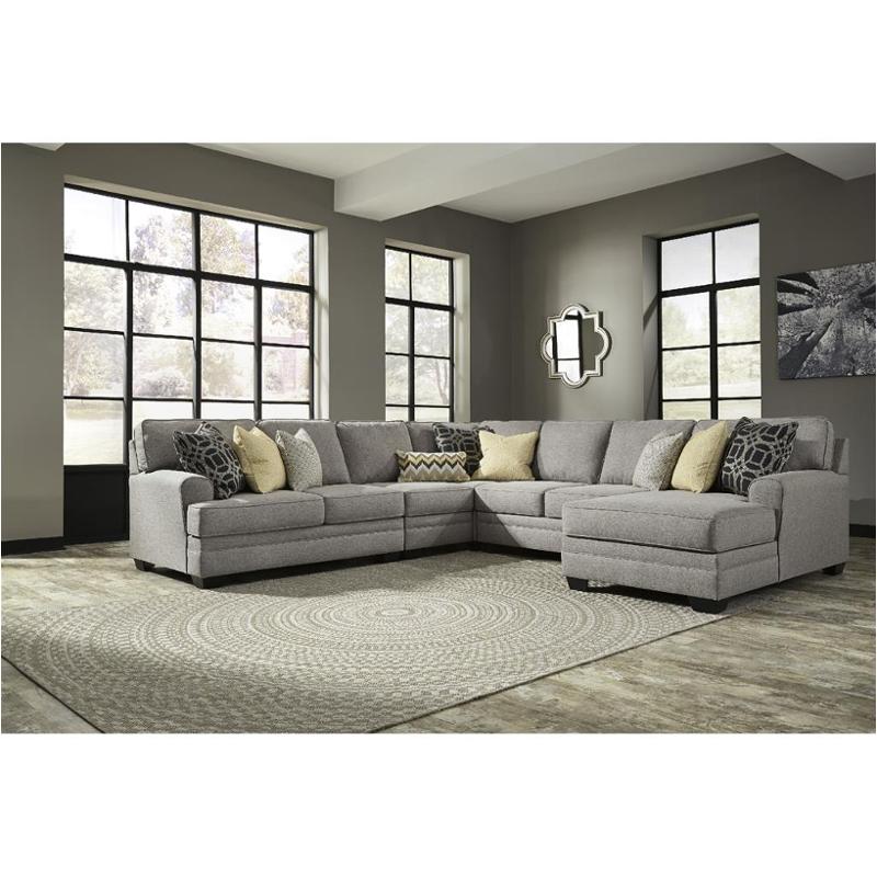5490746 Ashley Furniture Cresson Pewter Armless Chair