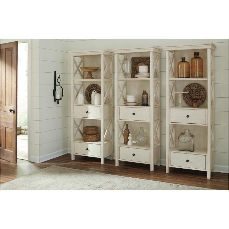 d647-76 ashley furniture bolanburg dining room display cabinet