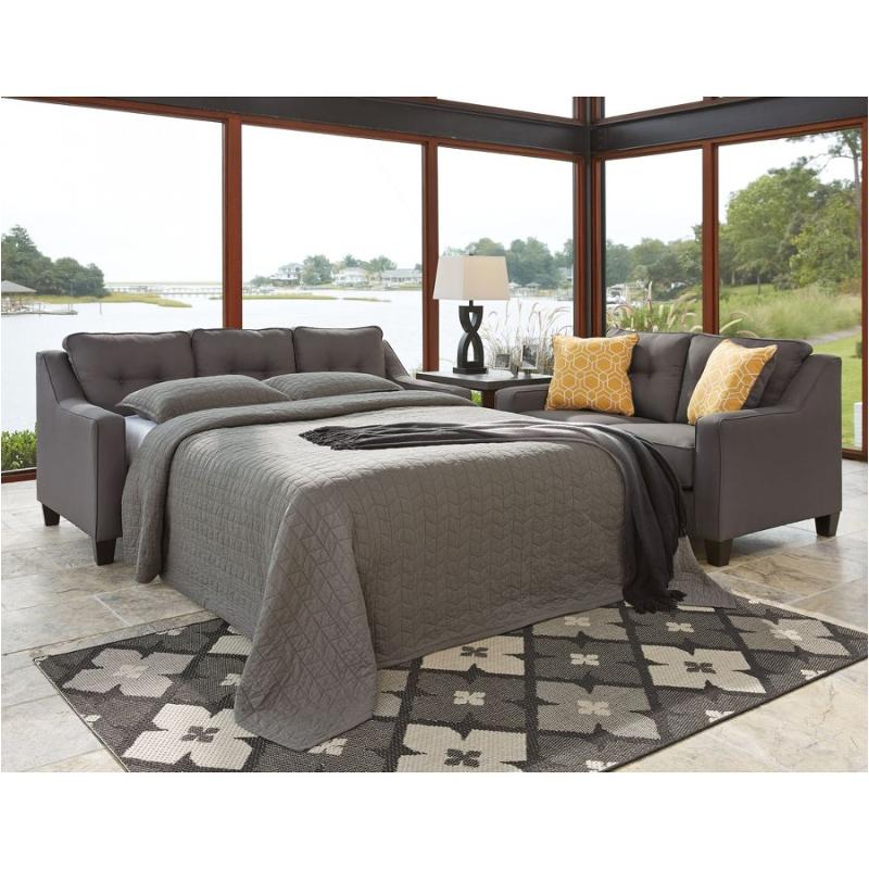 6870268 Ashley Furniture Queen Sofa Chaise Sleeper Gray