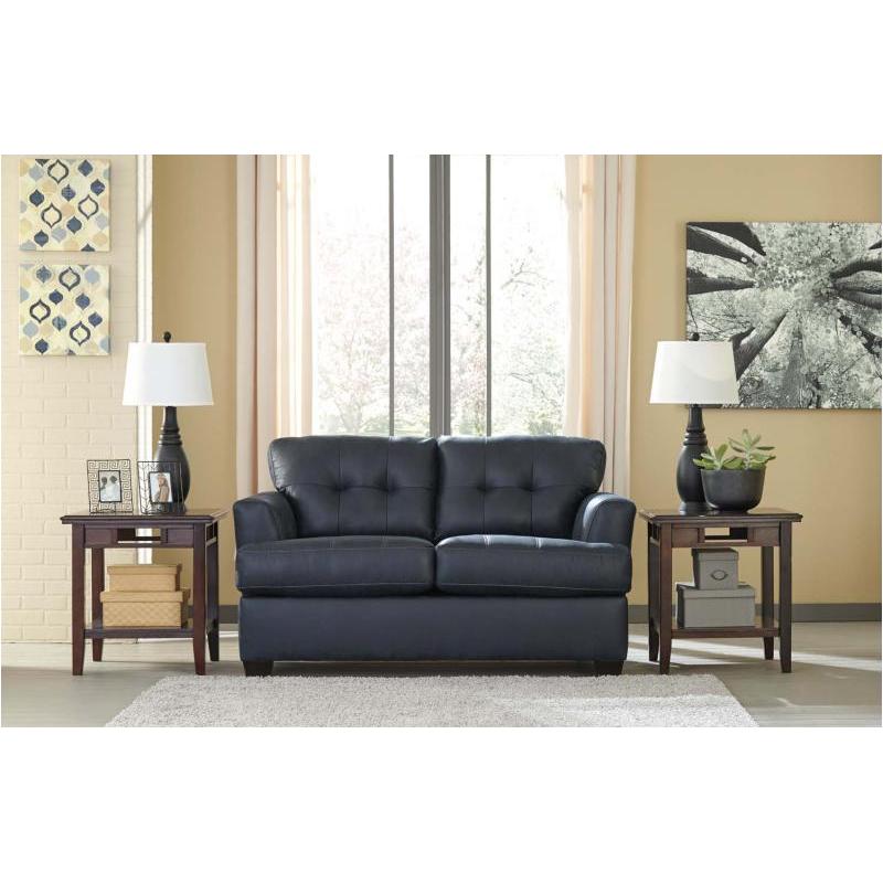 6580635 Ashley Furniture Inmon Navy Living Room Loveseat