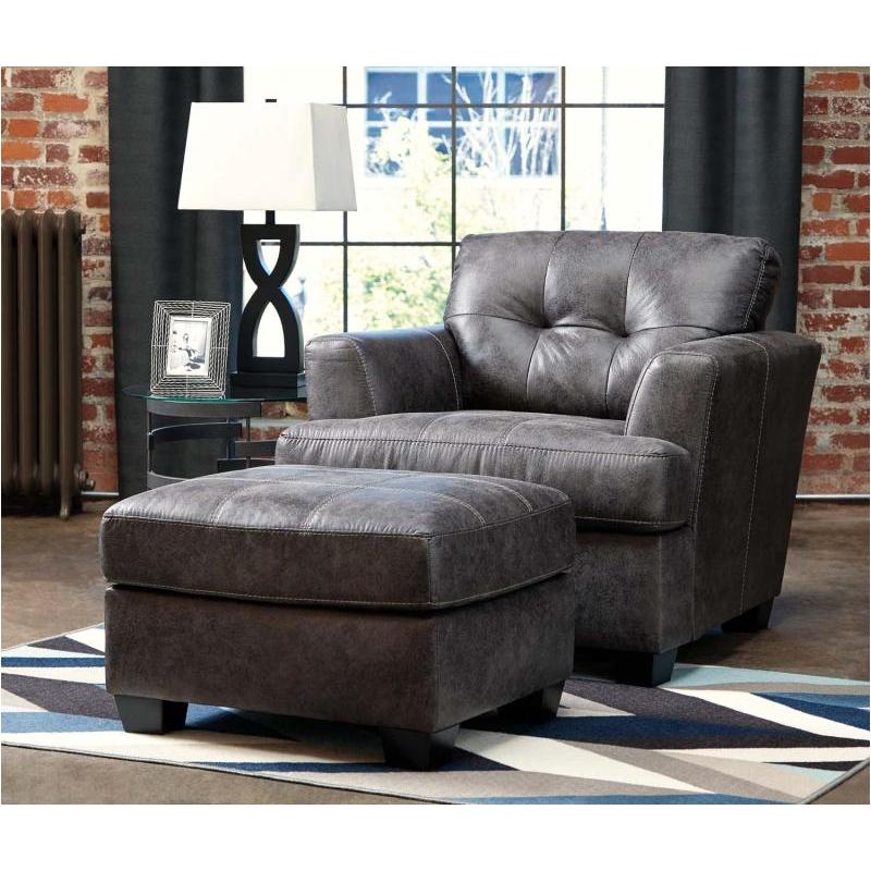 6580720 Ashley  Furniture  Inmon Charcoal Living  Room Chair