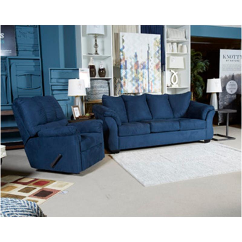 7500738 ashley furniture darcy - blue living room sofa