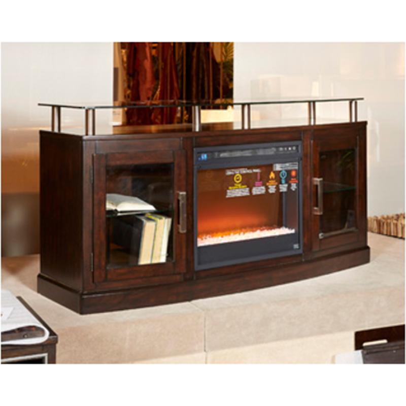 W757 48 Ashley Furniture Medium Tv Stand Fireplace Opt