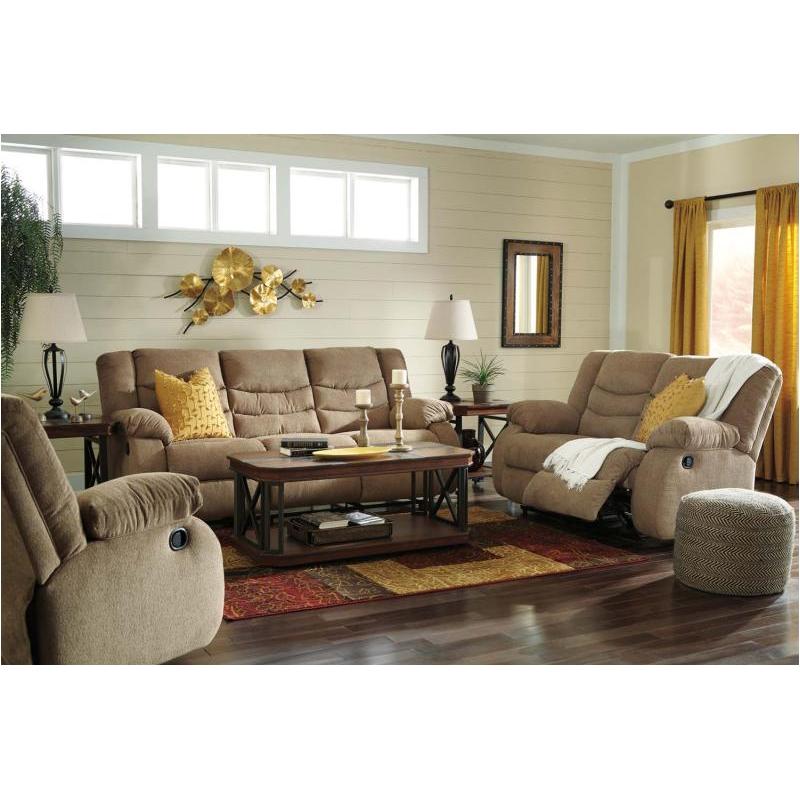 9860488 Ashley Furniture Tulen Mocha Reclining Sofa