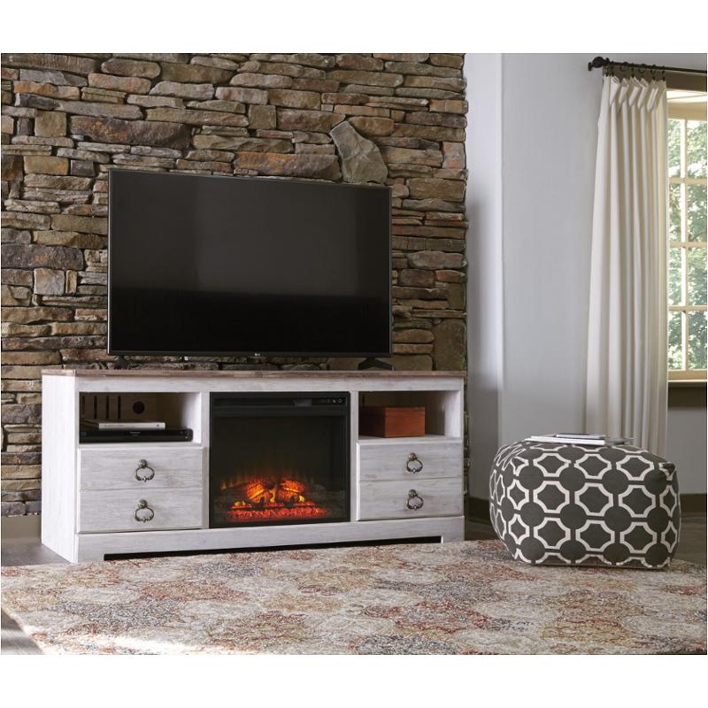 W267 68 Ashley Furniture Lg Tv Stand W Fireplace Option
