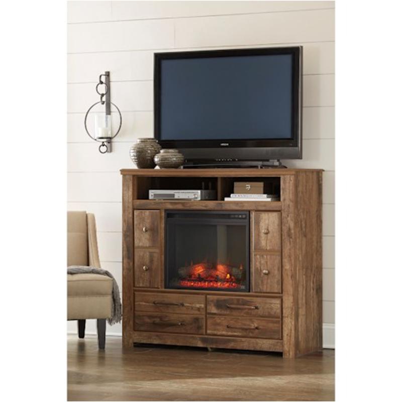 B224-49 Ashley Furniture Blaneville Media Chest With Fireplace