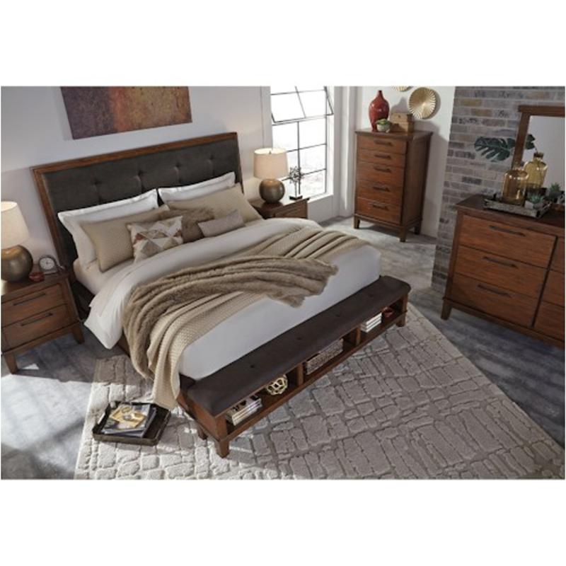 b594-58-ck ashley furniture ralene - medium brown bed