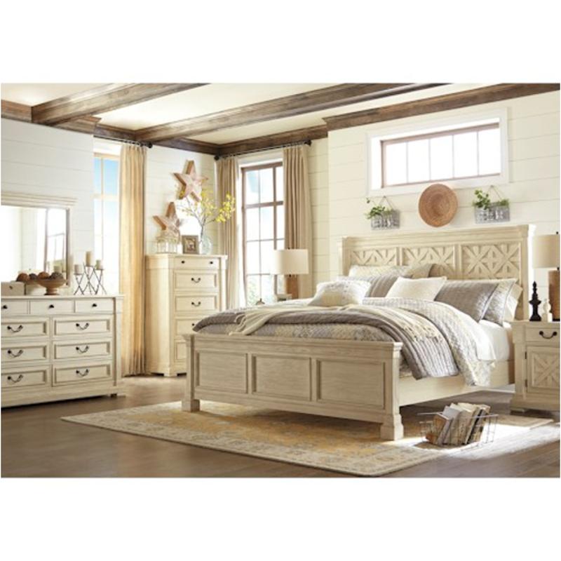 B647 57 Ashley Furniture Bolanburg Bedroom Queen Panel Bed