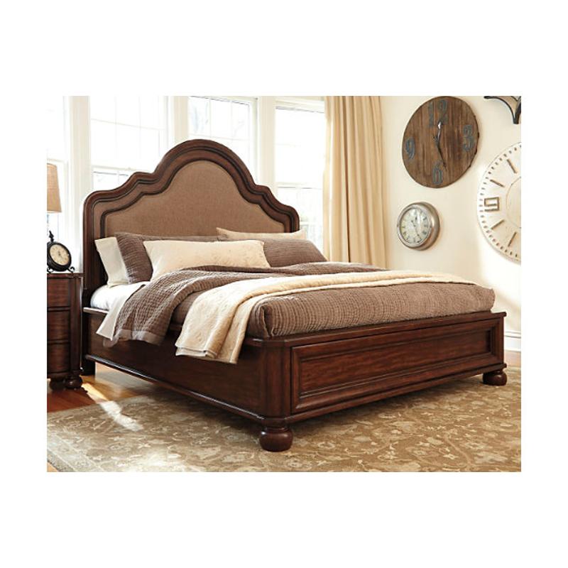 B713 97 Ashley Furniture King Platform Style Rails B713 97 Ashley Furniture Hadelyn Brown Bedroom Bed
