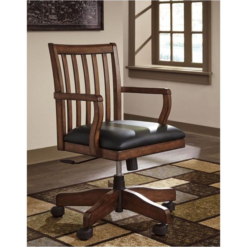 H478 01a Ashley Furniture Woodboro Brown Swivel Desk Chair H478 01a Ashley Furniture Woodboro Brown Home Office Chair