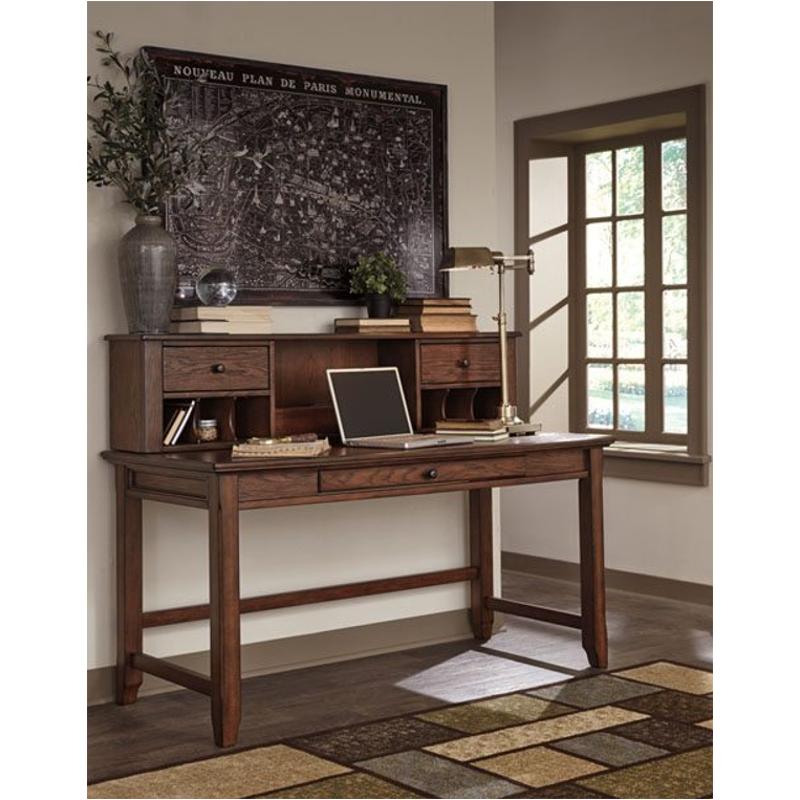 H478 44 Ashley Furniture Woodboro Brown Home Office Desk