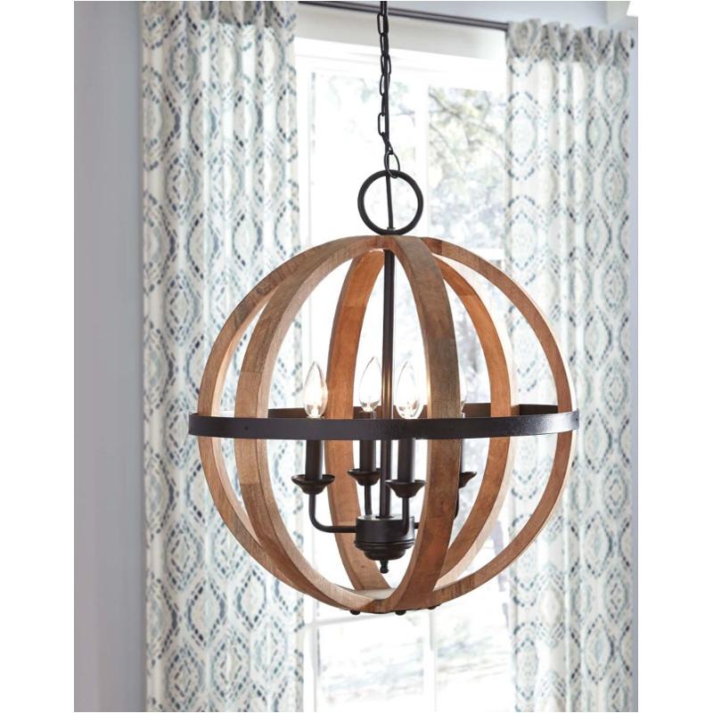 L000478 Ashley Furniture Accent Lighting Wood Pendant Light L000478 Ashley Furniture Accent Lighting