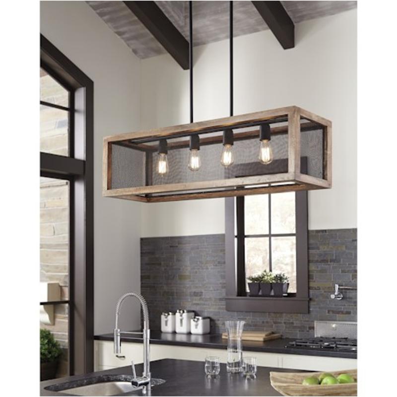L000588 Ashley Furniture Accent Lighting Wood Pendant Light L000588 Ashley Furniture Accent Lighting