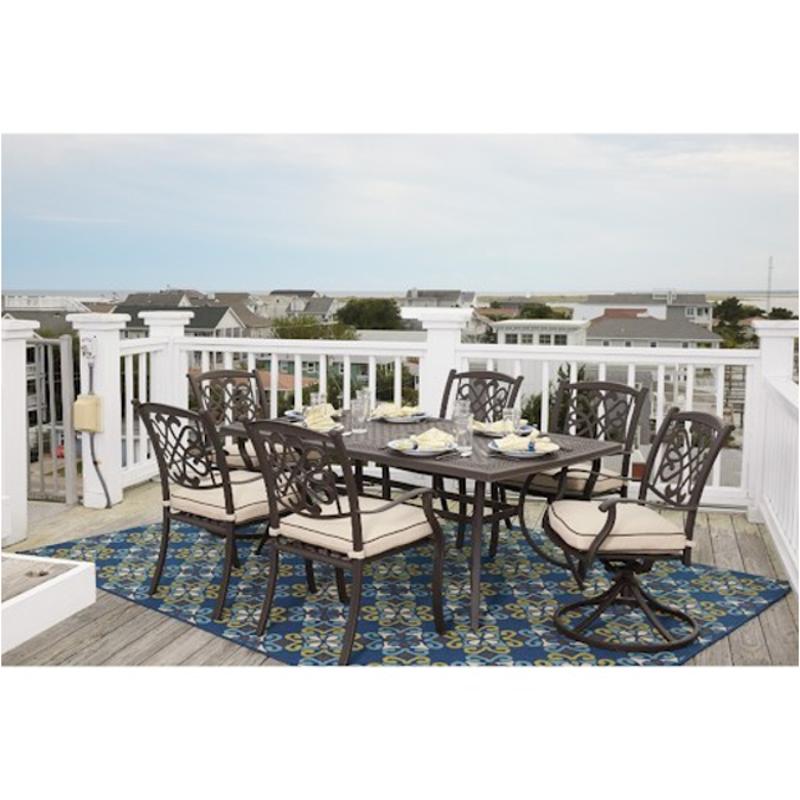 P456 625 Ashley Furniture Rectangula Dining Table With Umb Opt P456 625 Ashley Furniture Burnella Patio And Garden Dining Table