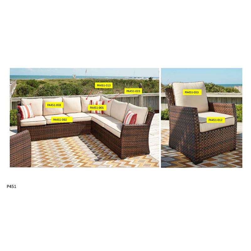 Pa451 002 Ashley Furniture Salceda Sectional Seat
