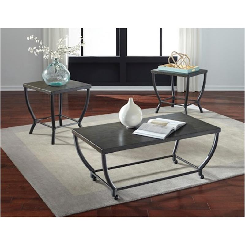 T048 13 Ashley  Furniture  Champori Occasional Table  Set