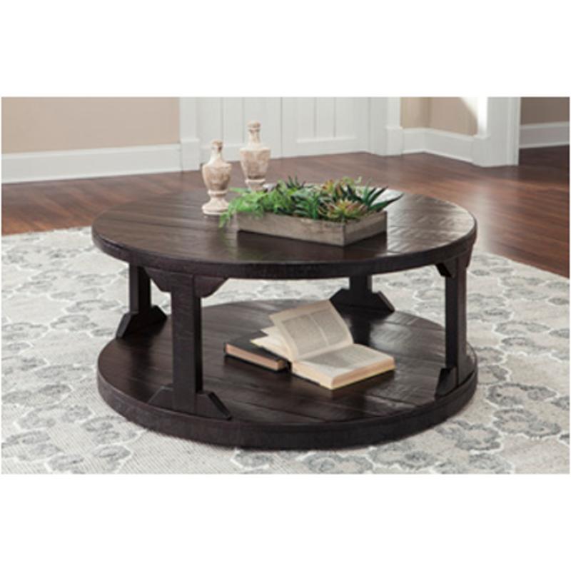 T745 8 Ashley Furniture Rogness Rustic Brown Round Tail Table T745 8 Ashley Furniture Rogness Rustic Brown Round Tail Table