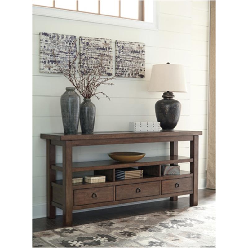 T911 4 Ashley Furniture Campfield Living Room Console Table T911 4 Ashley Furniture Campfield Console Table